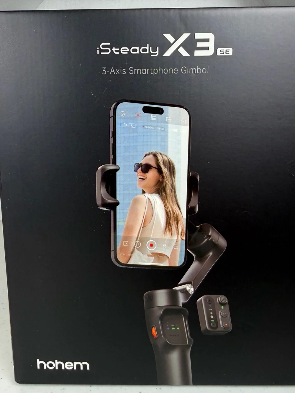 Hohem iSteady X3 SE 3-Axis Smartphone Gimbal Stabilizer Remote Tripod